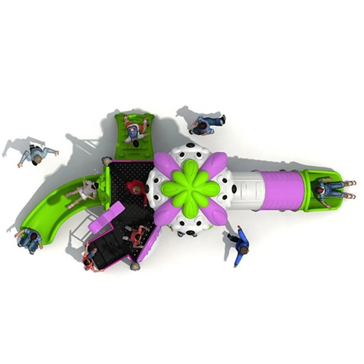 Cute Happy Mouse Outdoor Kids Playground Equipment Plastic Slide