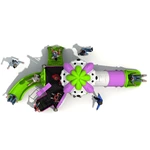 Cute Happy Mouse Outdoor Kids Playground Equipment Plastic Slide