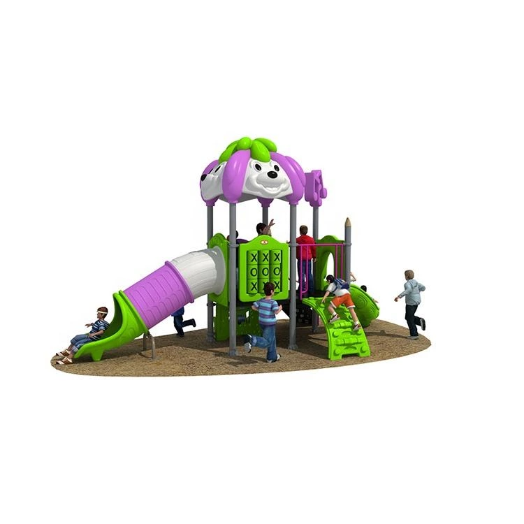 Cute Happy Mouse Outdoor Kids Playground Equipment Plastic Slide