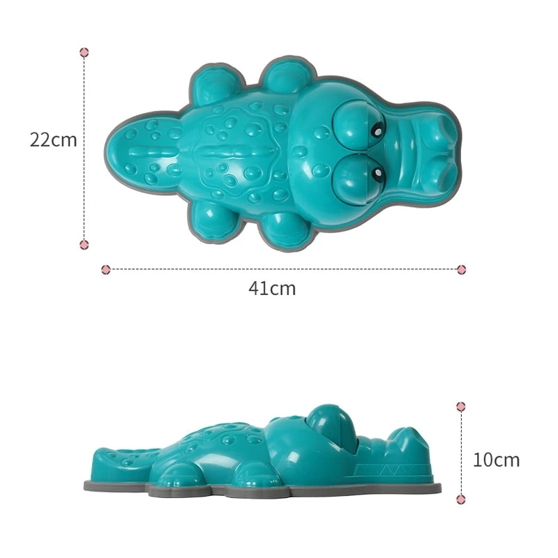 Hot Sale Kids Sensory toy Stepping Stones Crocodile Crossing Stone Color 6 - Piece Set