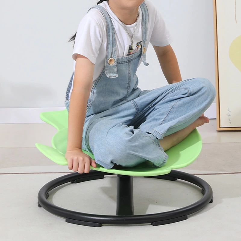 2024 High Quality Safe Stable Smooth Edges Fish Shaped Balance Spinning Chair Swivel Chair Sensory Toys for Autistic Kids