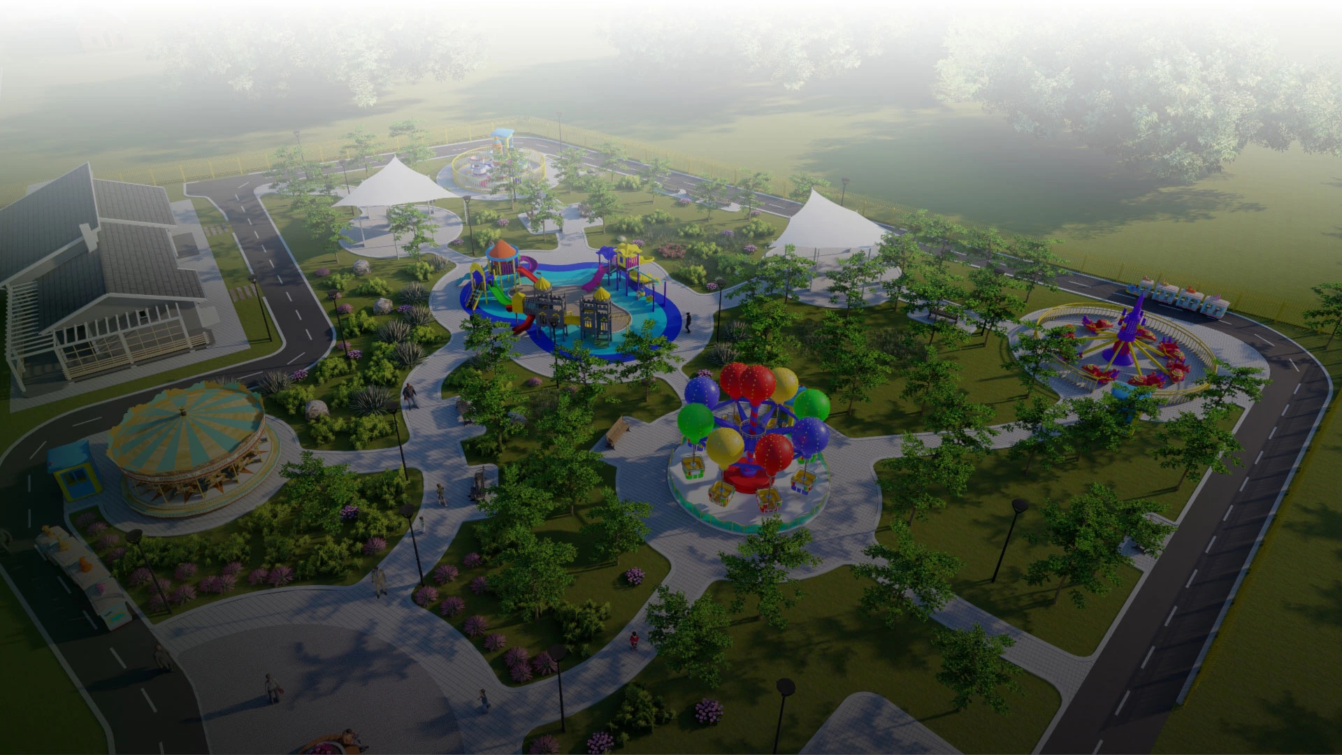 Outdoor Comprehensive Amusement Park